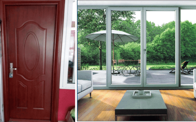 Lựa chọn cửa Nhôm Hay cửa gỗ khi xây nhà